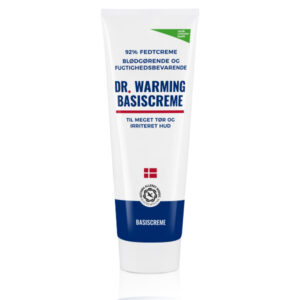 dr. warming basiscreme til ru, tør og udfordret hud på hele kroppen.