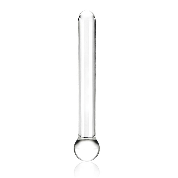 Glas dildo - lige glasstav til seksuel stimuli både vaginalt og analt. Sexolog og sygeplejerske Else O