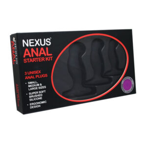 nexus analvibrator startpakke med 3 forskellige størrelser analvibratorer. god til nybegyndere, men kan også bruges af avancerede brugere af analvibratorer