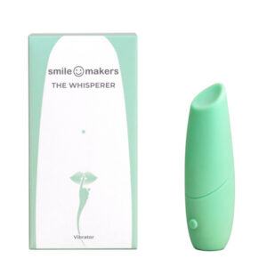 smile makers the whisperer er en lille vibrator, der giver en delikat stimuli af klitoris og kønslæber